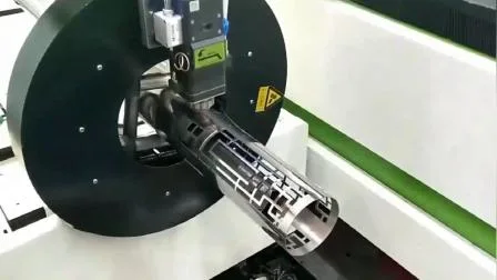 Automatischer Edelstahl-Rundrohrschneider 1000 W CNC-Faserlaser-Blech-Aluminium-Schneidemaschine für Vierkantrohr-Schneidemaschinen