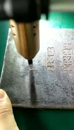 Beijing Hbs Markiermaschine, rollende Markierung, tragbare pneumatische DOT-Peen-Markierungsmaschine